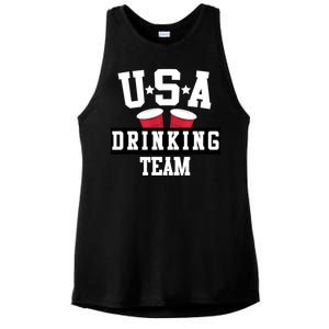 USA Drinking Team Ladies PosiCharge Tri-Blend Wicking Tank