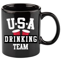 USA Drinking Team 11oz C Handle Ceramic Mug