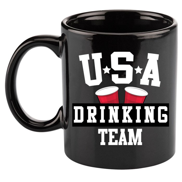 USA Drinking Team 11oz C Handle Ceramic Mug