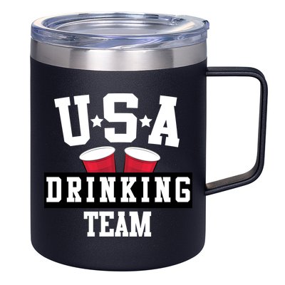 USA Drinking Team 12oz Stainless Steel Coffee Mug