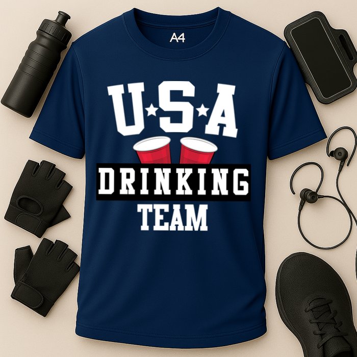 USA Drinking Team Cooling Performance Crew T-Shirt