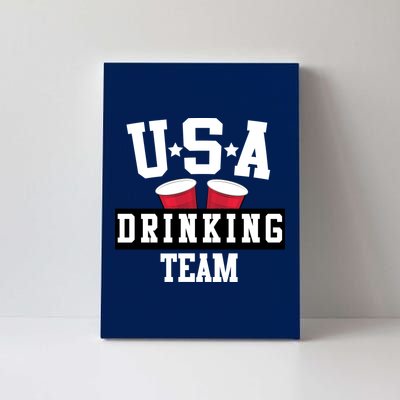 USA Drinking Team Canvas