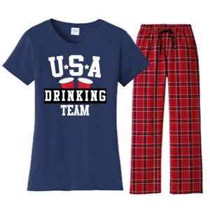 USA Drinking Team Women's Flannel Pajama Set