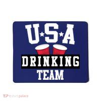USA Drinking Team Mousepad