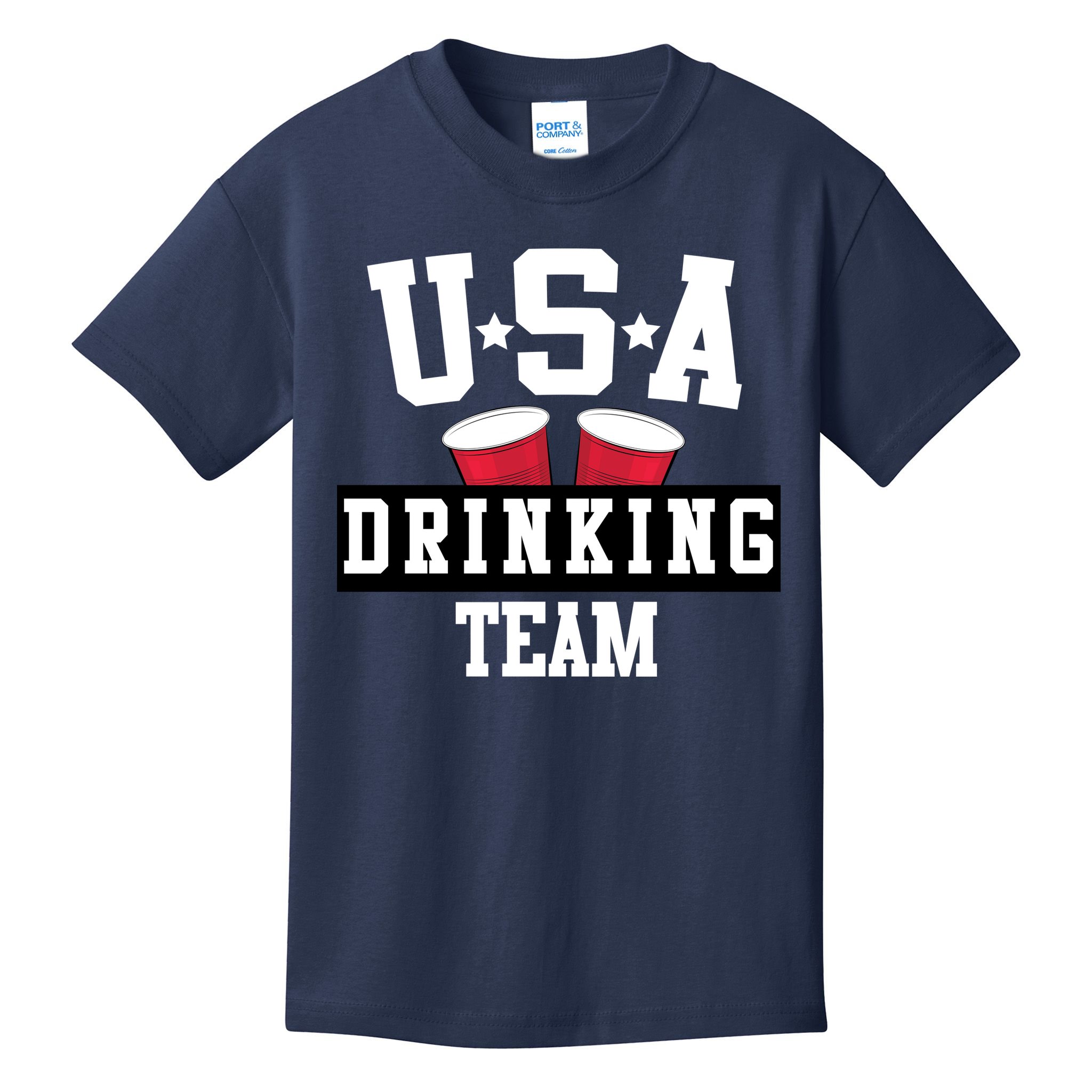 USA Drinking Team Kids T-Shirt