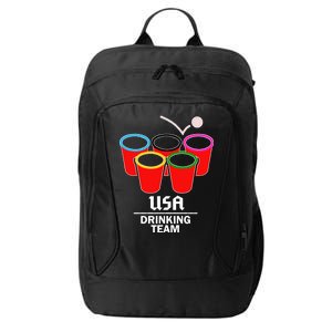 USA Drinking Team Beer Pong City Backpack