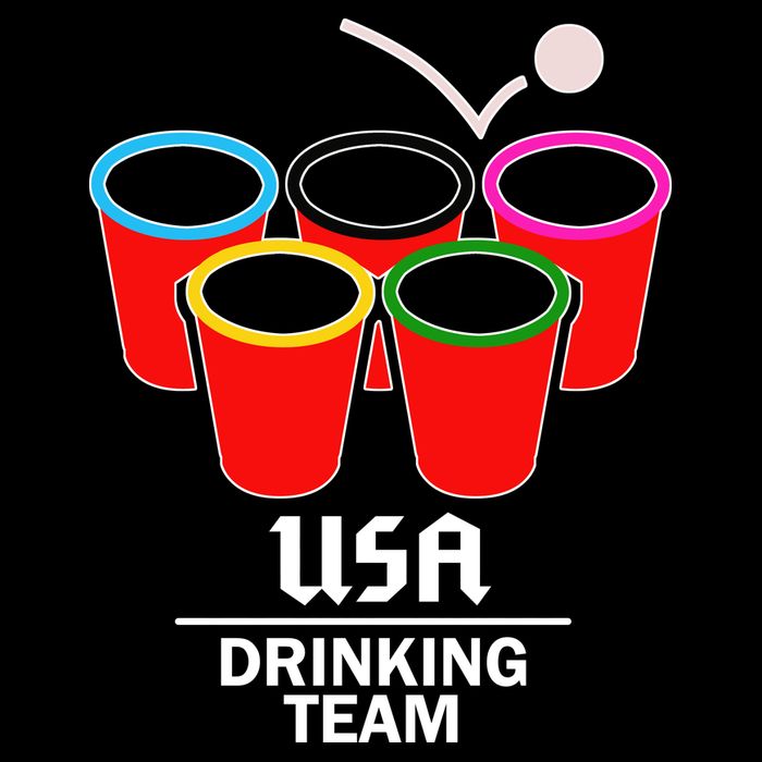 USA Drinking Team Beer Pong Backpack