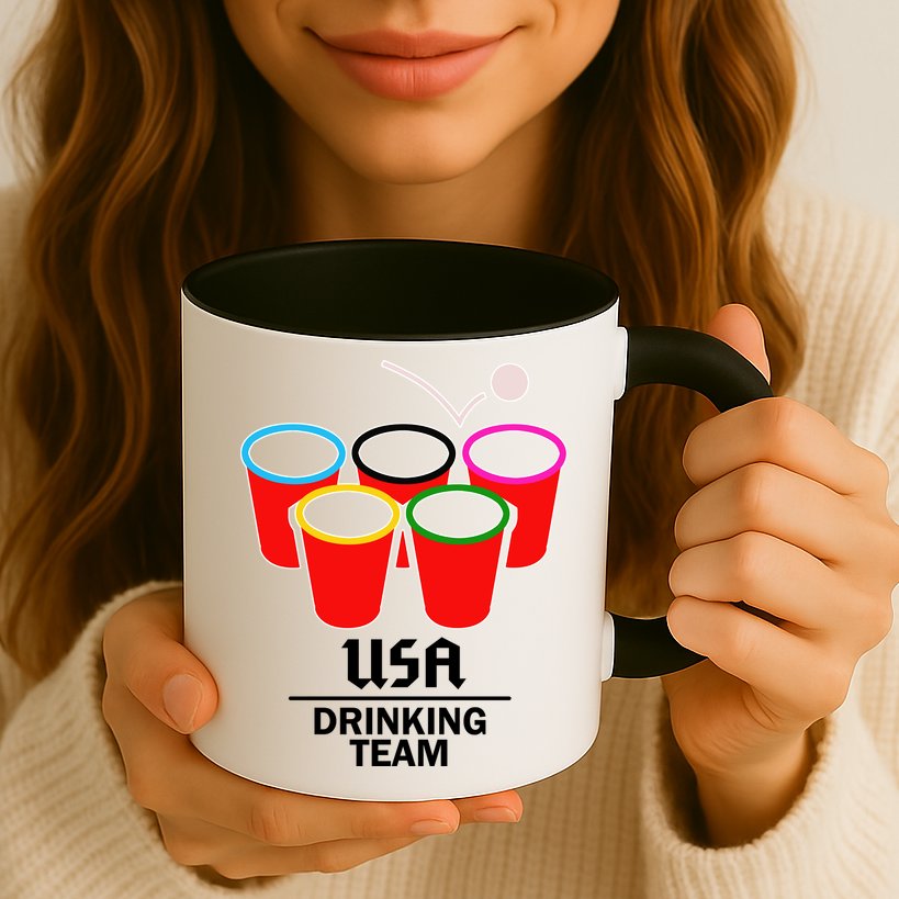 USA Drinking Team Beer Pong Mug