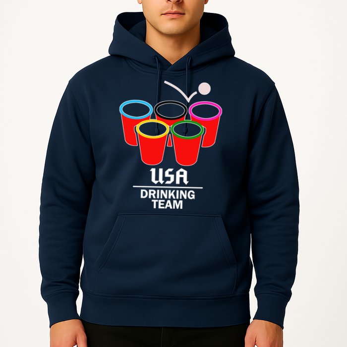 USA Drinking Team Beer Pong Hoodie