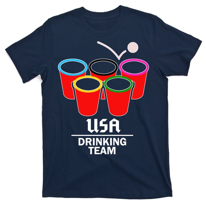 USA Drinking Team Beer Pong T-Shirt