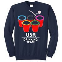 USA Drinking Team Beer Pong Tall Sweatshirt