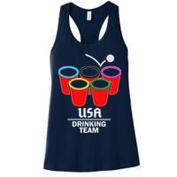 USA Drinking Team Beer Pong Womens Tank Top