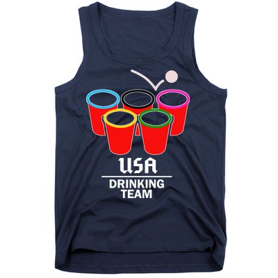 USA Drinking Team Beer Pong Tank Top