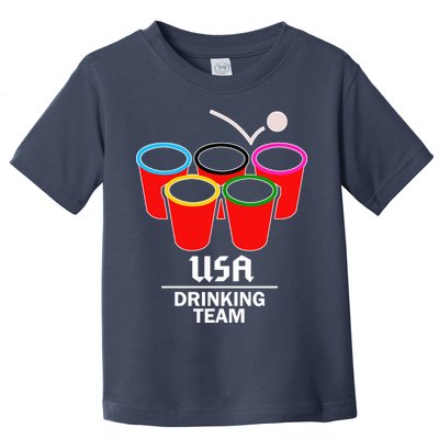 USA Drinking Team Beer Pong Toddler T-Shirt