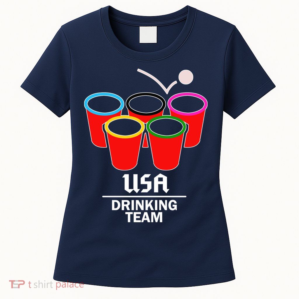 USA Drinking Team Beer Pong Women's T-Shirt