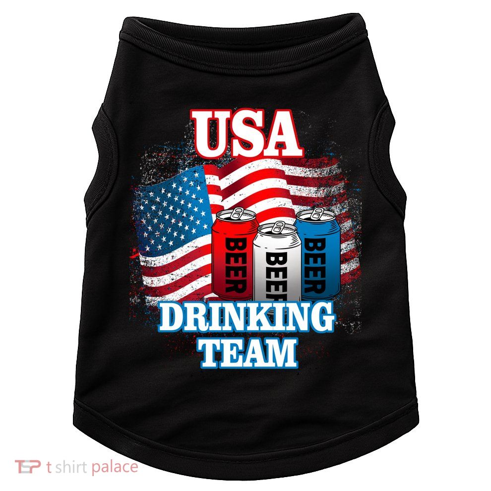 USA Drinking Team Flag Doggie Tank