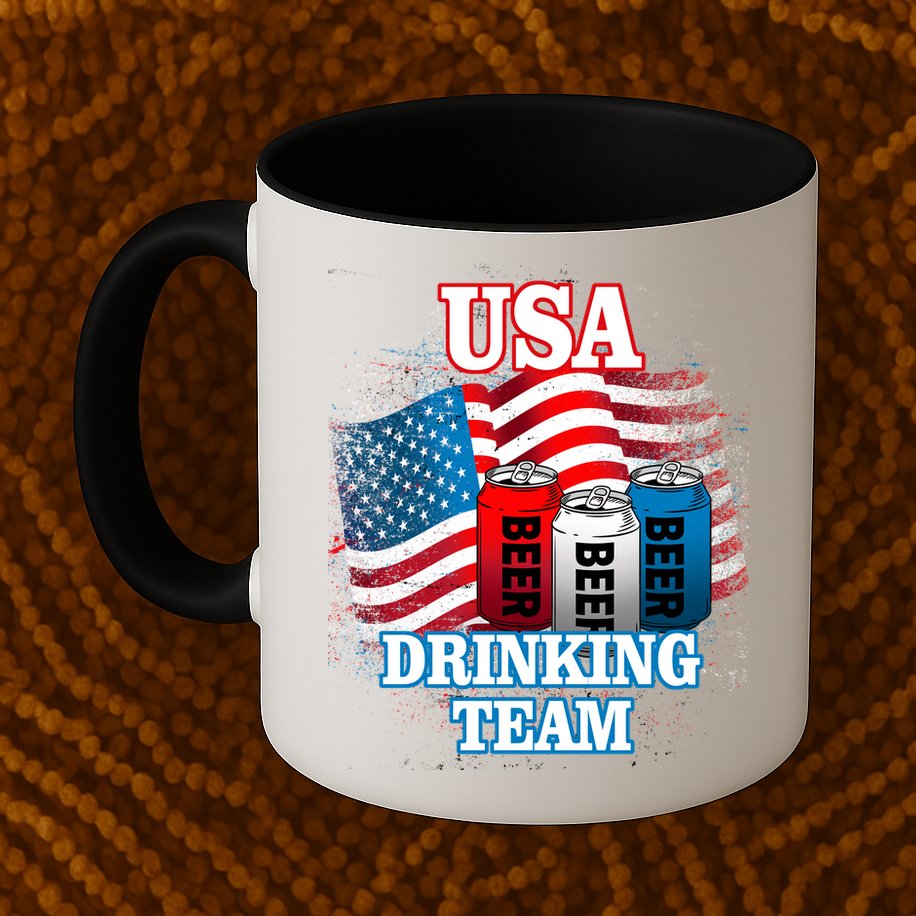 USA Drinking Team Flag Mug