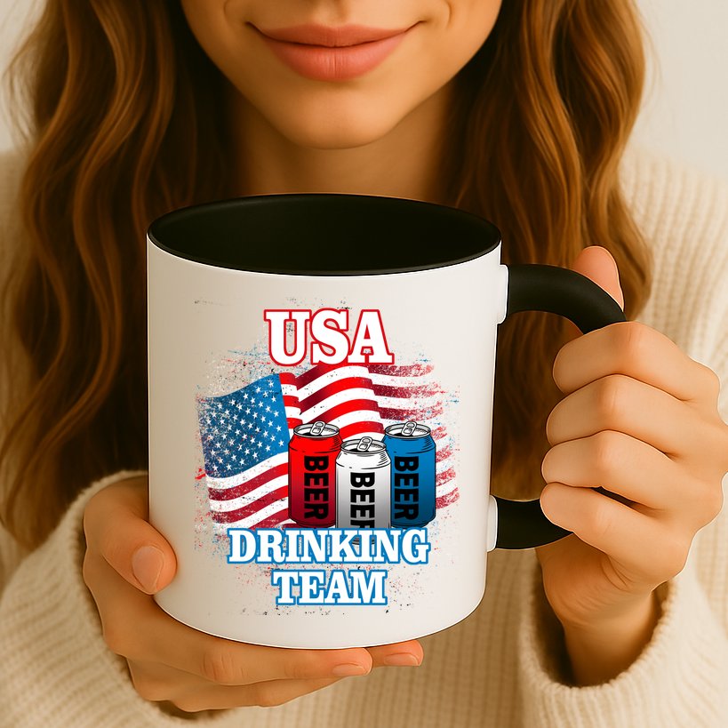 USA Drinking Team Flag Mug