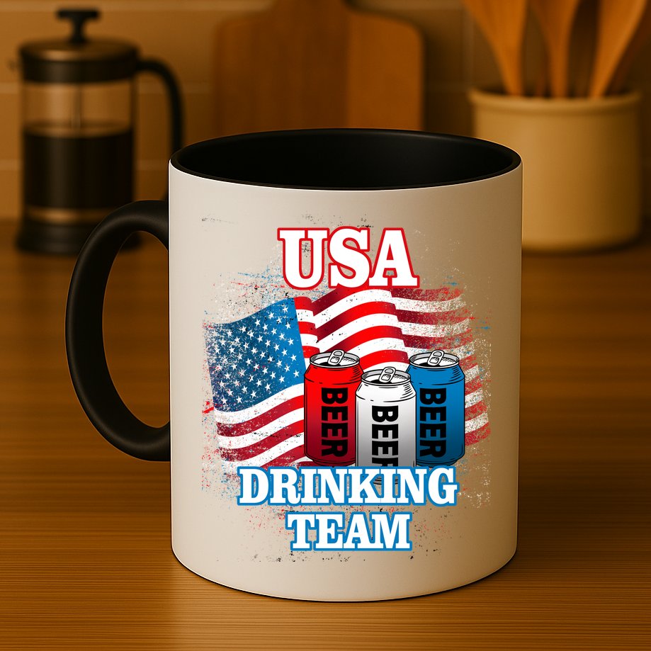 USA Drinking Team Flag Mug