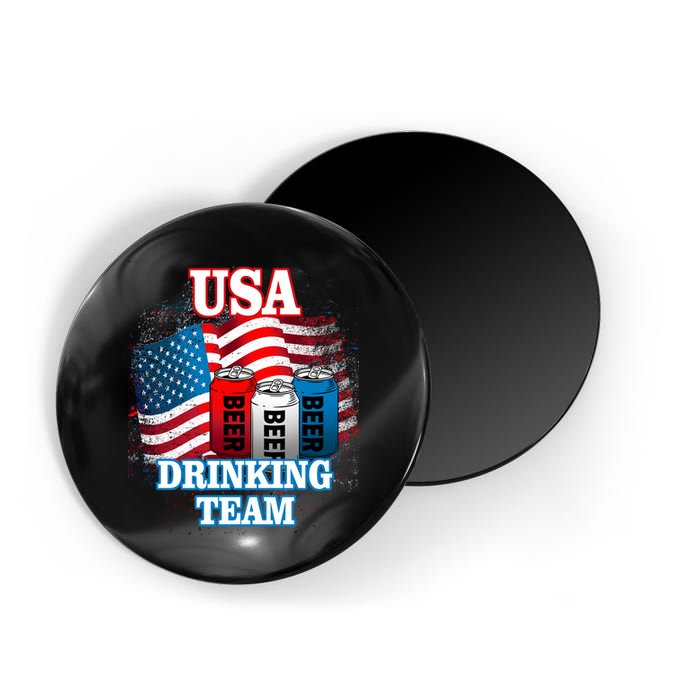 USA Drinking Team Flag Magnet