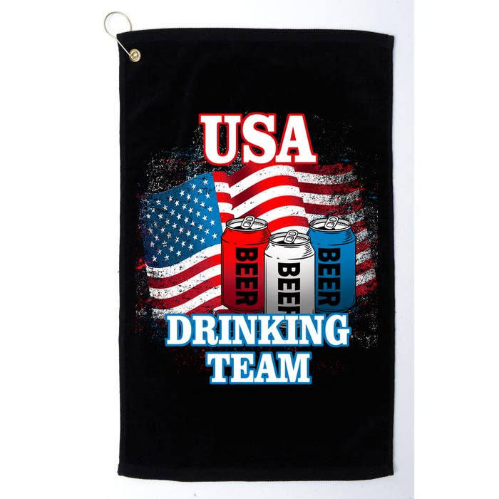 USA Drinking Team Flag Golf Towel