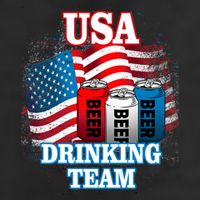 USA Drinking Team Flag Golf Towel
