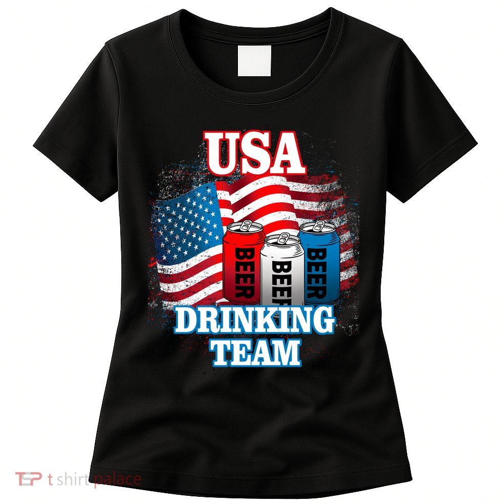 USA Drinking Team Flag Women's T-Shirt