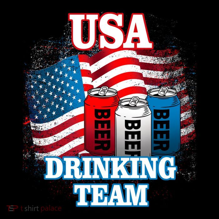 USA Drinking Team Flag Women's T-Shirt