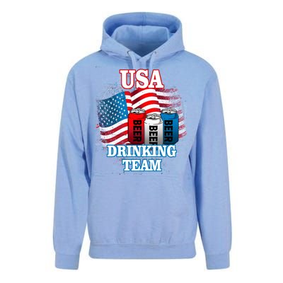 USA Drinking Team Flag Unisex Surf Hoodie