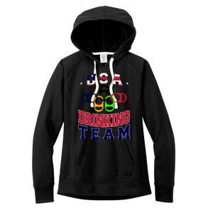 USA Drinking Team Sport Women's Fleece Hoodie