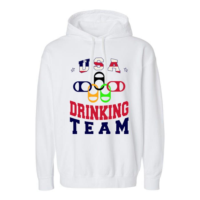 USA Drinking Team Sport Garment-Dyed Fleece Hoodie