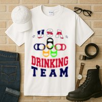 USA Drinking Team Sport Tall T-Shirt