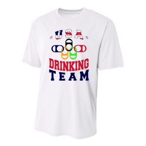 USA Drinking Team Sport Youth Performance Sprint T-Shirt