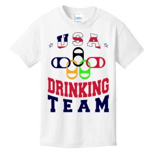 USA Drinking Team Sport Kids T-Shirt