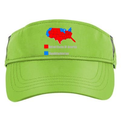 USA DUMBFUCKISTAN ELECTION MAP - Republicans Trump Adult Drive Performance Visor