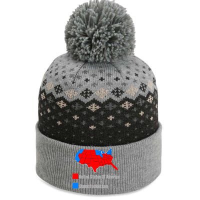 USA DUMBFUCKISTAN ELECTION MAP - Republicans Trump The Baniff Cuffed Pom Beanie