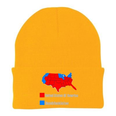 USA DUMBFUCKISTAN ELECTION MAP - Republicans Trump Knit Cap Winter Beanie