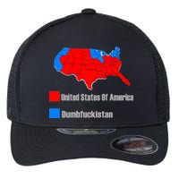 USA DUMBFUCKISTAN ELECTION MAP - Republicans Trump Flexfit Unipanel Trucker Cap