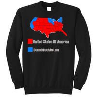 USA DUMBFUCKISTAN ELECTION MAP - Republicans Trump Sweatshirt