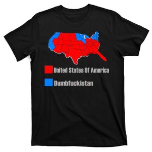 USA DUMBFUCKISTAN ELECTION MAP - Republicans Trump T-Shirt