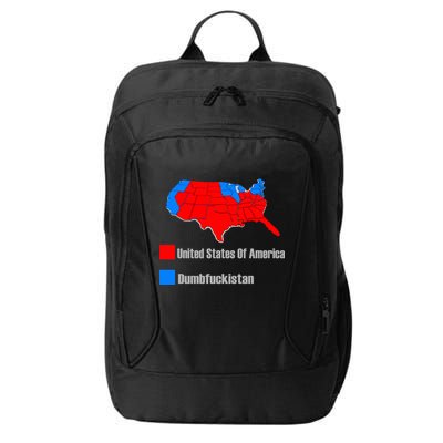 USA DUMBFUCKISTAN ELECTION MAP - Republicans Trump City Backpack