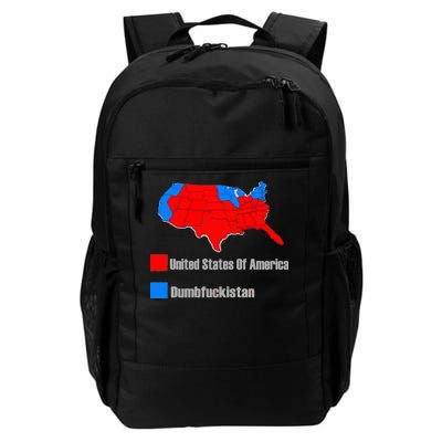 USA DUMBFUCKISTAN ELECTION MAP - Republicans Trump Daily Commute Backpack