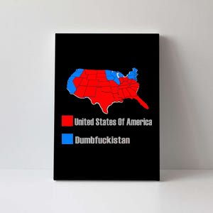 USA DUMBFUCKISTAN ELECTION MAP - Republicans Trump Canvas