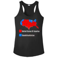 USA DUMBFUCKISTAN ELECTION MAP - Republicans Trump Ladies PosiCharge Competitor Racerback Tank