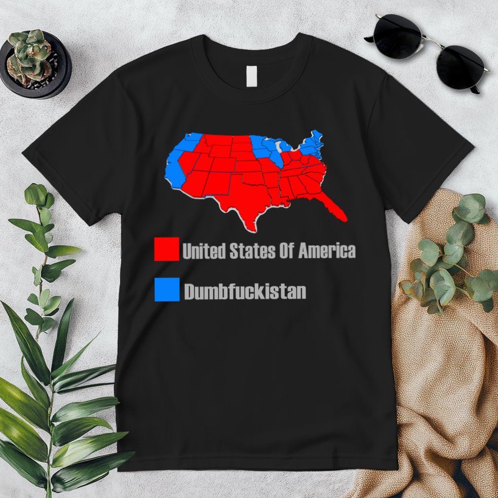 USA DUMBFUCKISTAN ELECTION MAP - Republicans Trump Premium T-Shirt