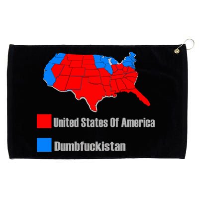 USA DUMBFUCKISTAN ELECTION MAP - Republicans Trump Grommeted Golf Towel