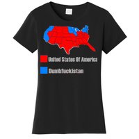 USA DUMBFUCKISTAN ELECTION MAP - Republicans Trump Women's T-Shirt