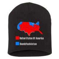 USA DUMBFUCKISTAN ELECTION MAP - Republicans Trump Short Acrylic Beanie