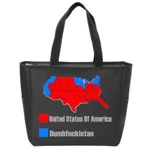 USA DUMBFUCKISTAN ELECTION MAP - Republicans Trump Zip Tote Bag