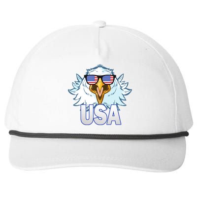 USA Eagle Snapback Five-Panel Rope Hat